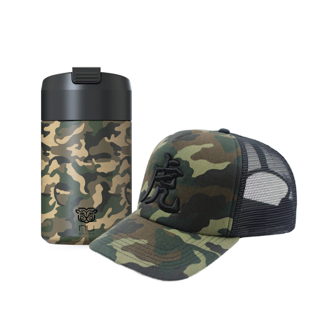 Camo Coffee Cup & Hat Bundle